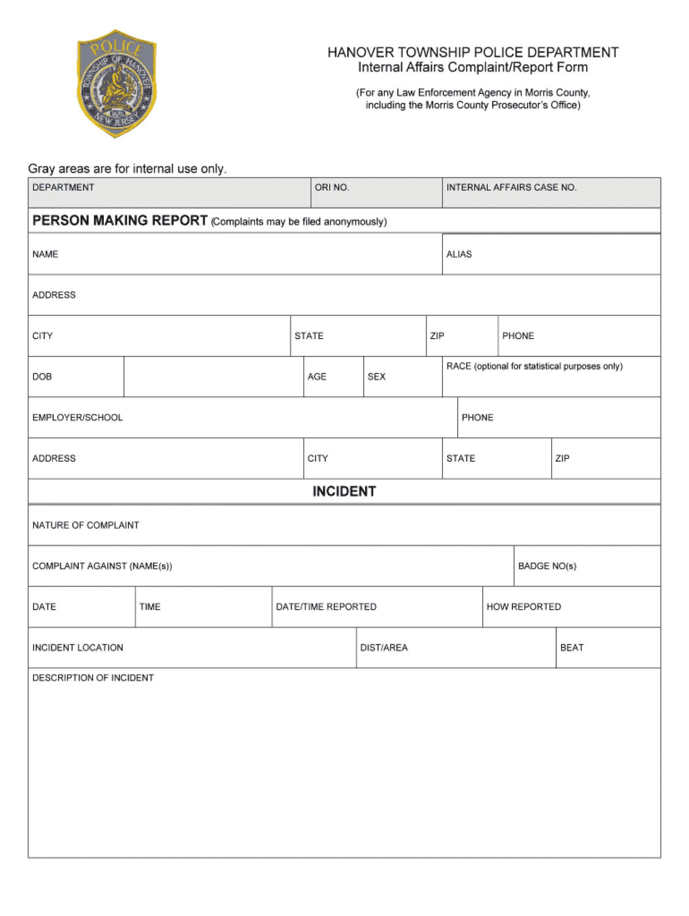 001 Blank Police Report Template Large Fantastic Ideas Free Pertaining To Blank Police Report Template