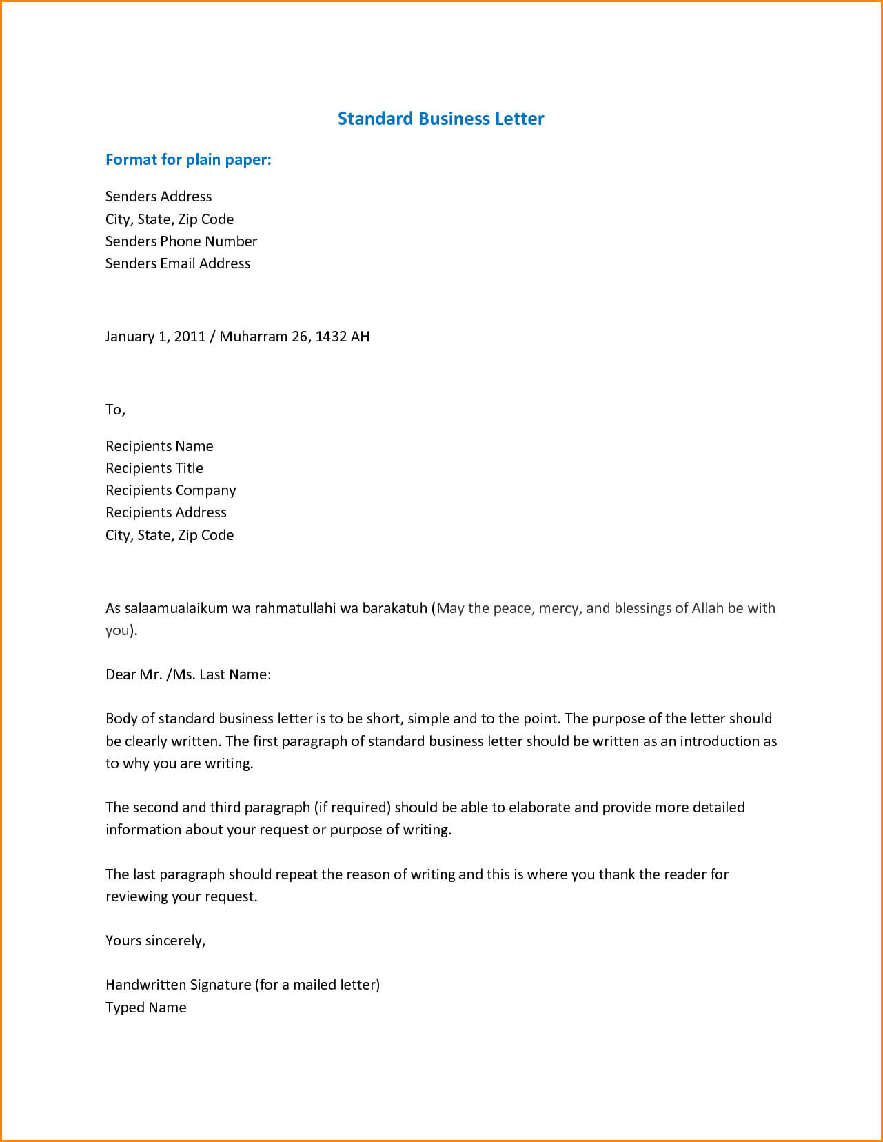 001 Formal Email Template Business Pdf Examples Letter With Business Email Template Pdf