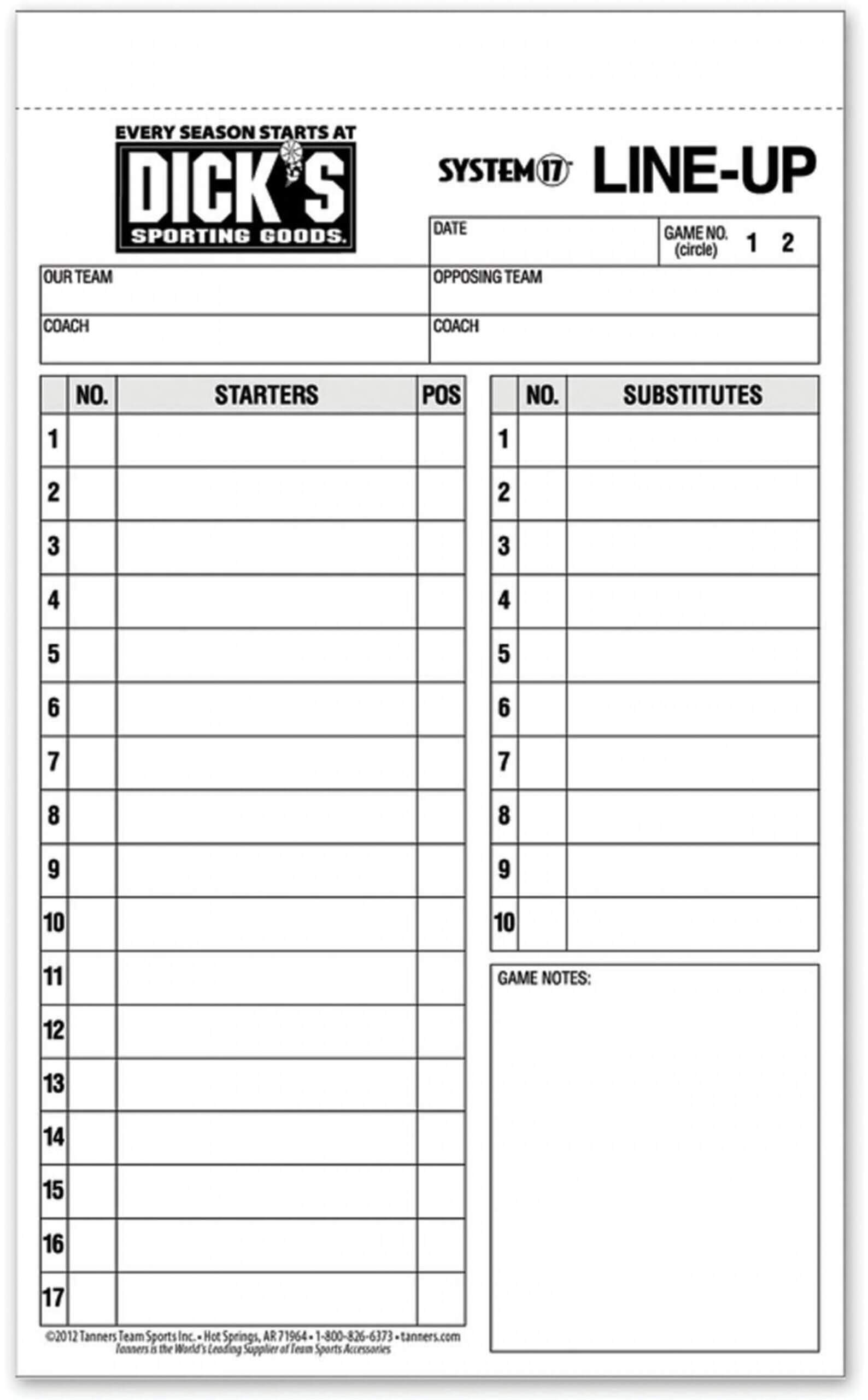 001 Free Baseball Lineup Card Template Excel Frightening Inside Baseball Lineup Card Template