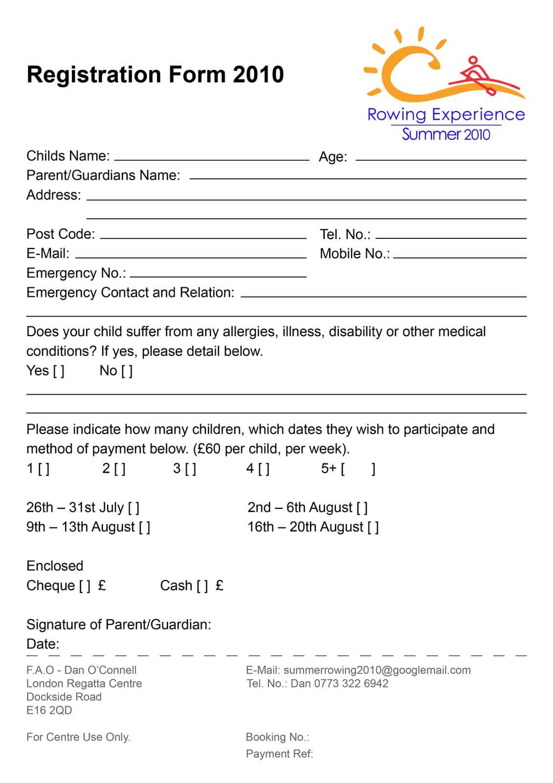 001 Template Ideas Free Printable Camp Registration Form Throughout Camp Registration Form Template