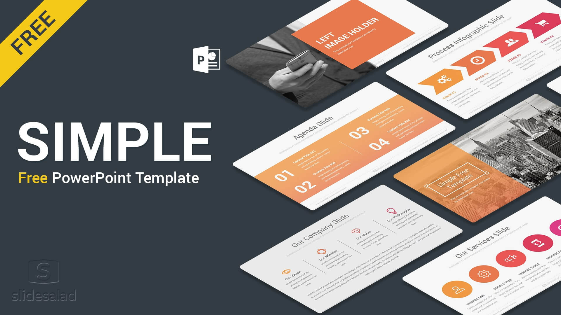 002 Best Powerpoint Templates Free Download Simple Intended For Business Card Powerpoint Templates Free