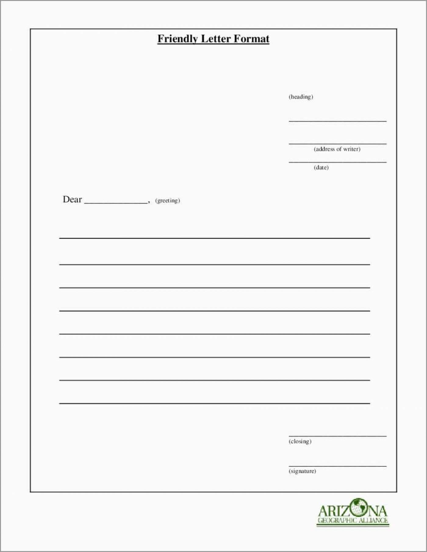 002 Free Letter Writing Template Ideas Best Online Format In Blank Letter Writing Template For Kids