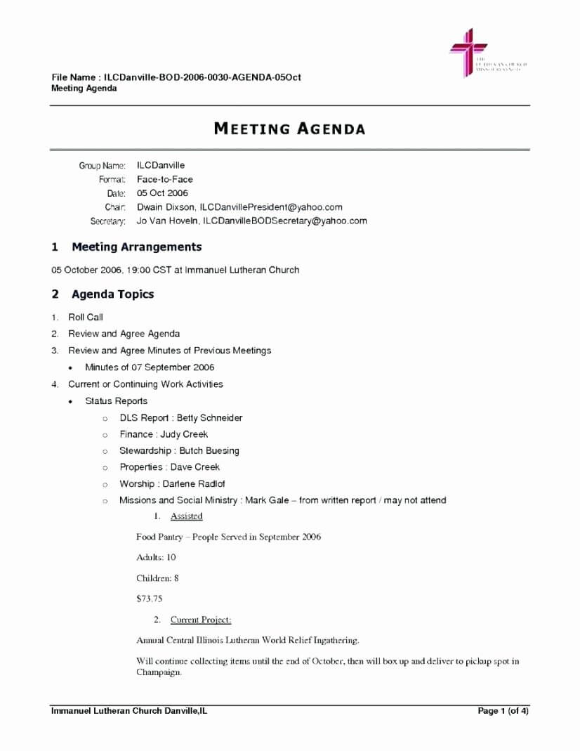 003 Board Of Directors Meeting Agenda Template Inspirational Pertaining To Board Of Directors Meeting Agenda Template