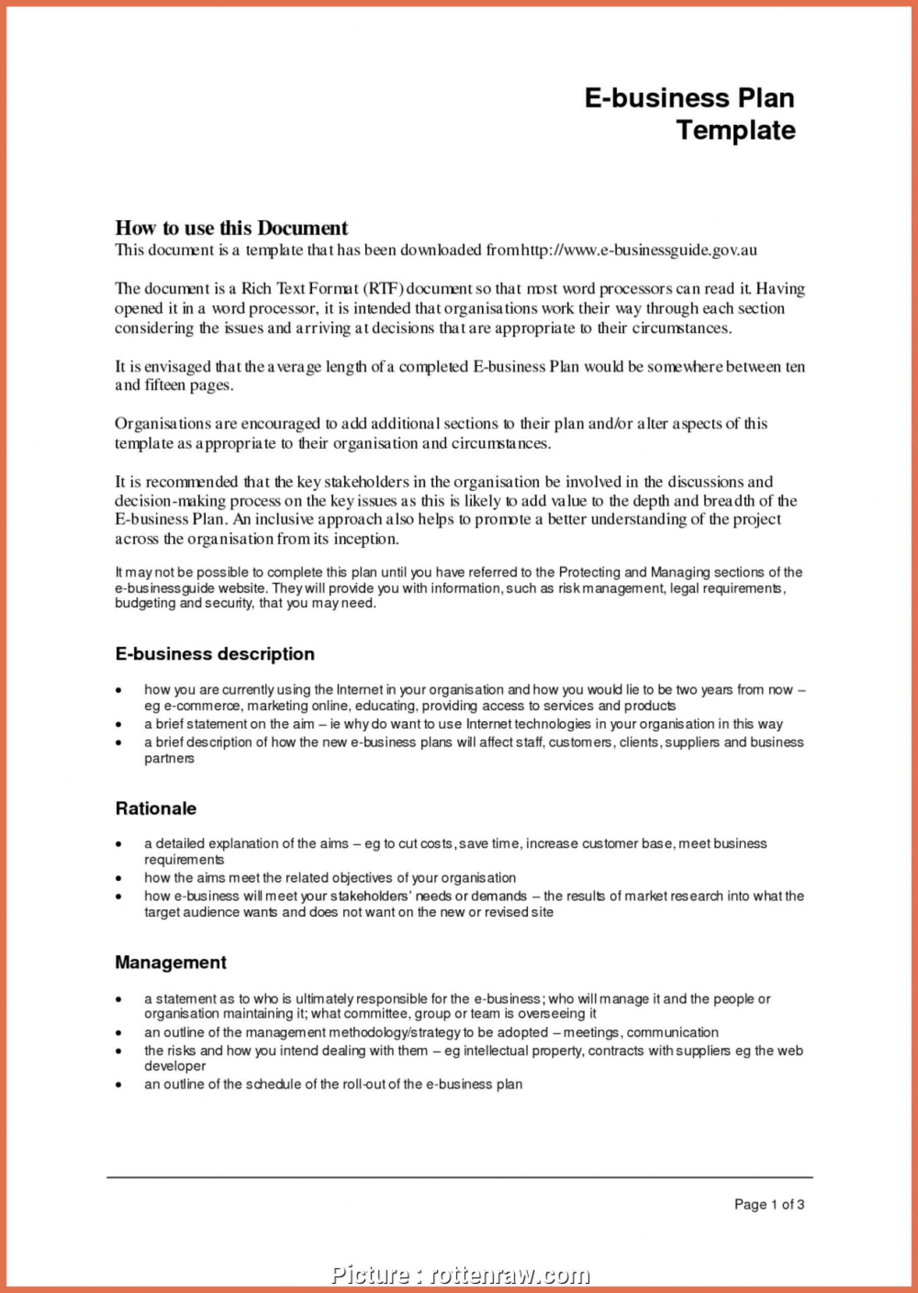 003 Free Simple Business Plan Template Word One Page Best For Business Plan Template For Website
