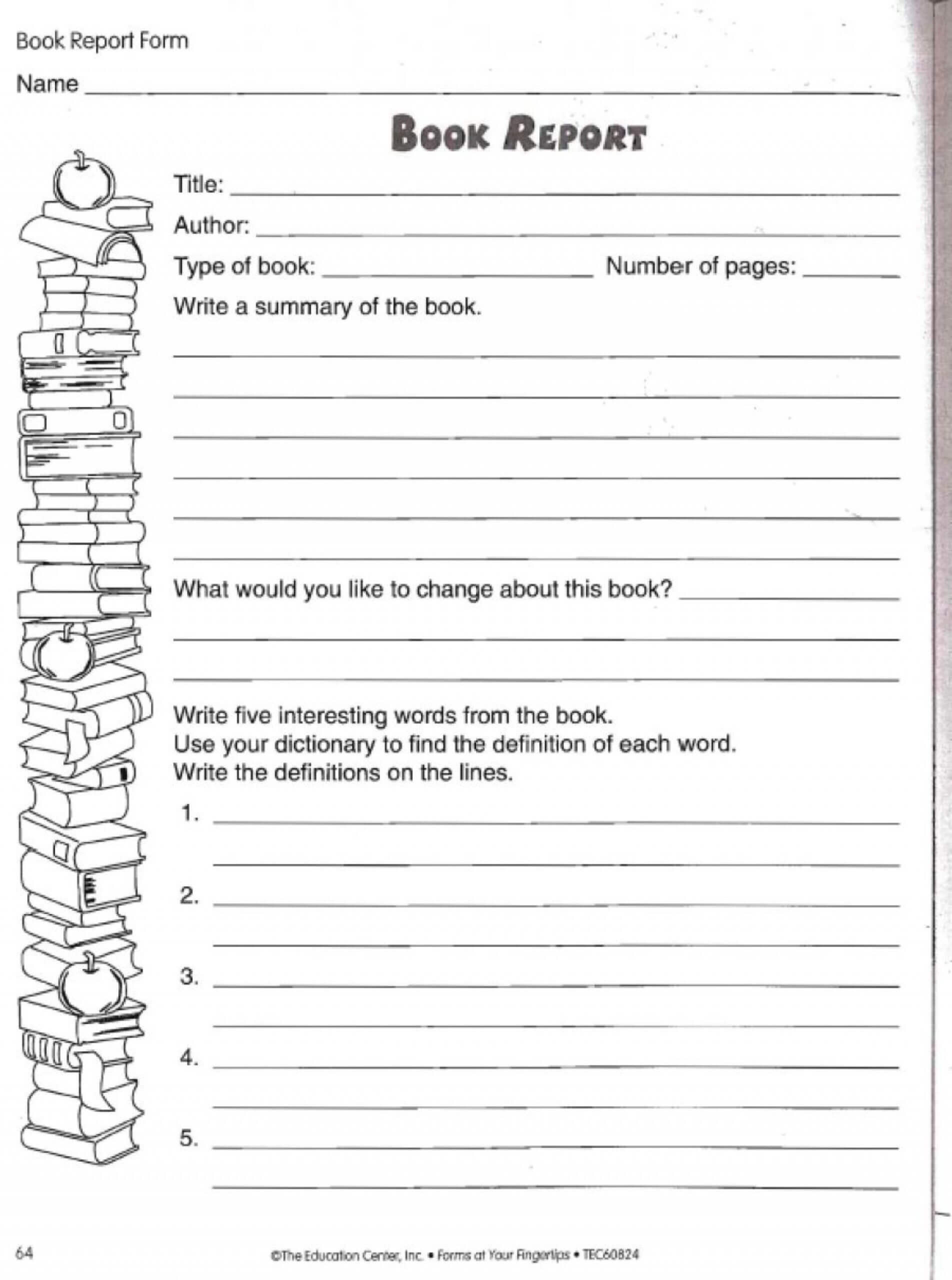 003 Template Ideas Biography Book Report Formidable Pdf 6Th Within 2Nd Grade Book Report Template