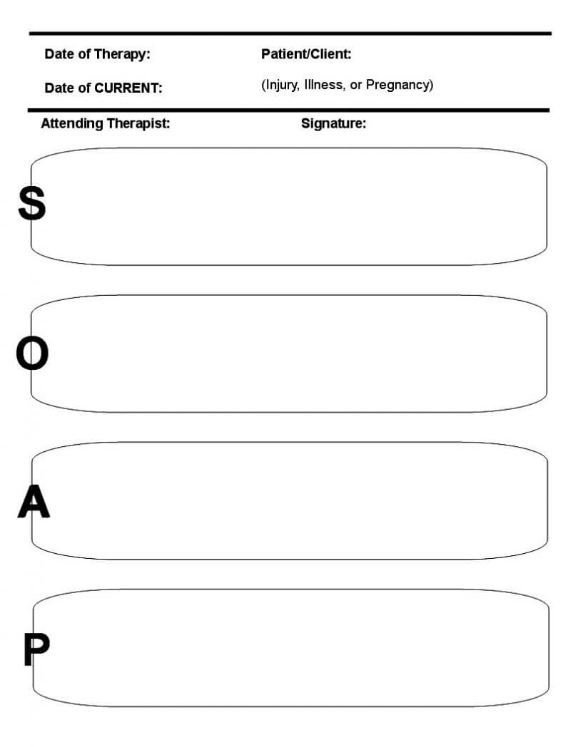 003 Template Ideas Blank Soap Note Staggering Word Nurse Throughout Blank Soap Note Template