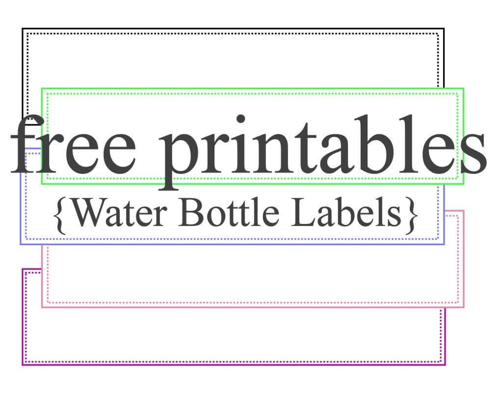 003 Water Bottle Labels Template Free Unbelievable Ideas Throughout Birthday Labels Template Free