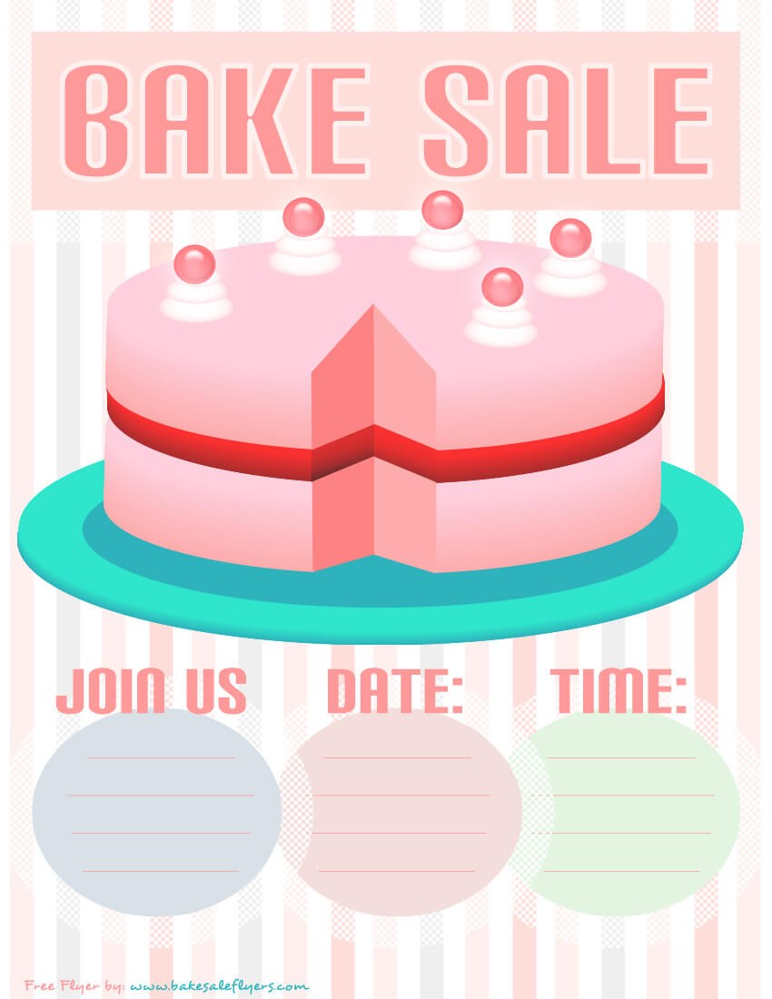 004 Bake Sale Flyers Templates Free Template Ideas Flyer In Cake Flyer Template Free