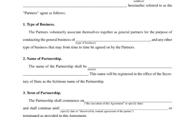 004 Partnership Agreement Template Pdf Sensational Ideas Uk pertaining to Business Partnership Agreement Template Pdf