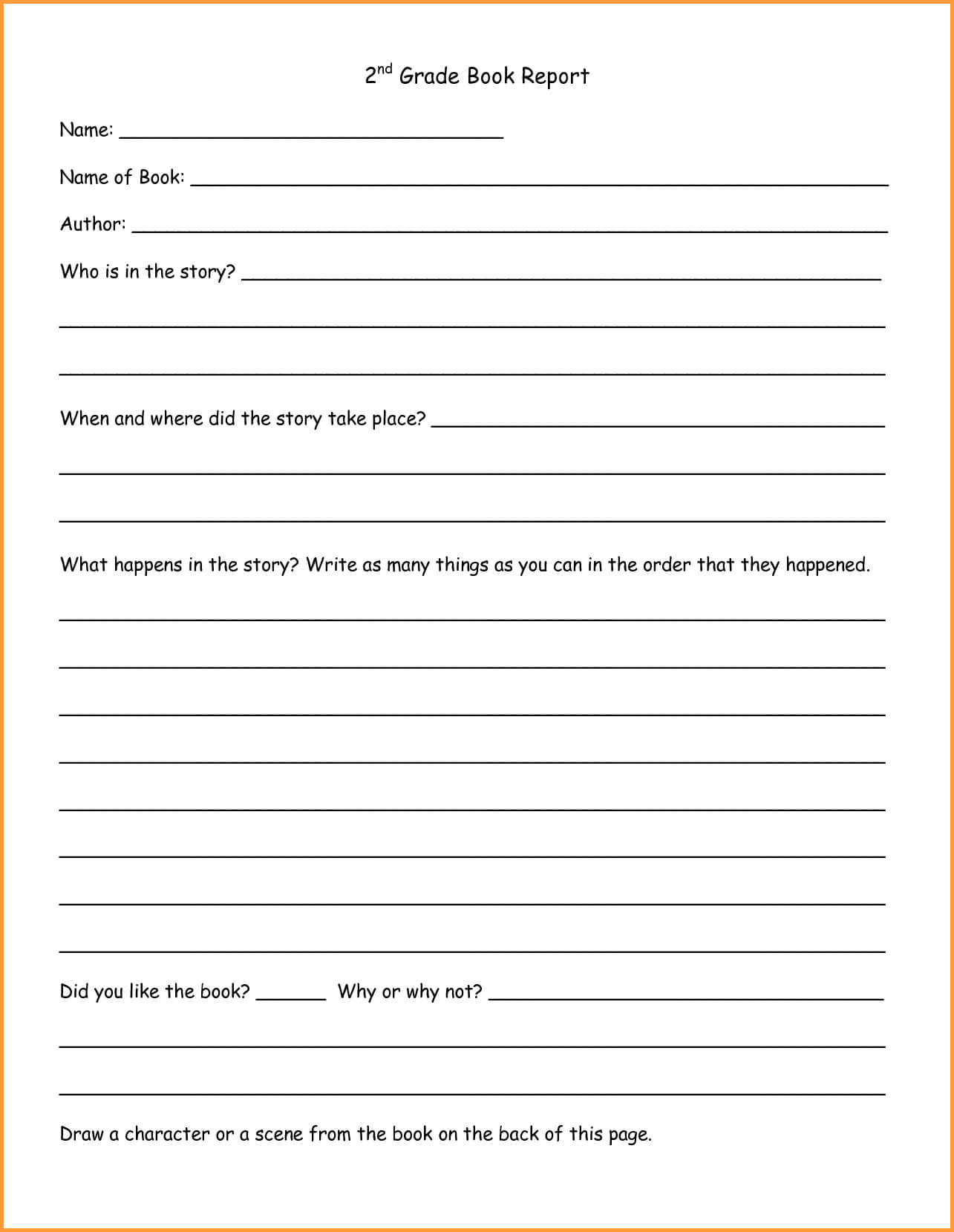 004 Template Ideas X Book Resport Page Free Report Wondrous Within Book Report Template 5Th Grade