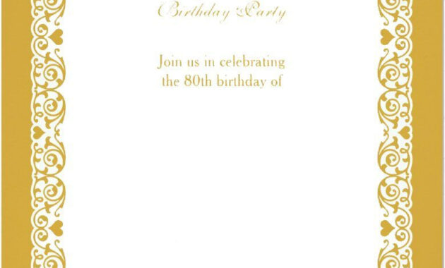 005 80Th Birthday Invitation Templates Template Ideas in 80Th Birthday Invitation Templates