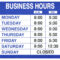 005 Template Ideas Business Hours Microsoft Word Office With Regard To Business Hours Template Word