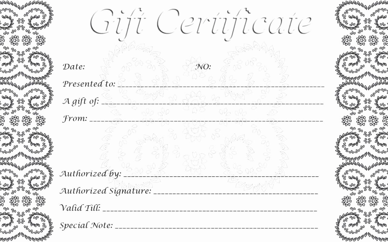 006 Template Ideas Blank Gift Certificate Online Printable In Black And White Gift Certificate Template Free