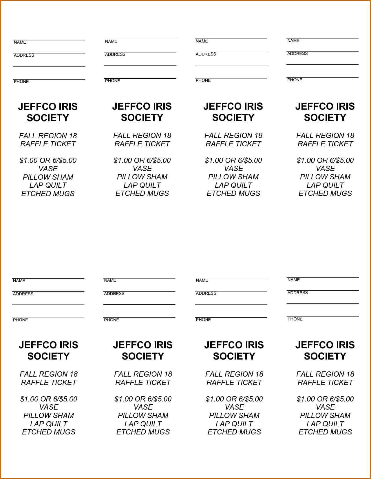 007 Free Printable Raffle Ticket Template Ideas Remarkable Inside Blank Elephant Template