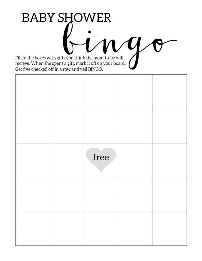 008 Blank Bingo Card Template Ideas Baby Shower Stirring Intended For Bingo Card Template Word