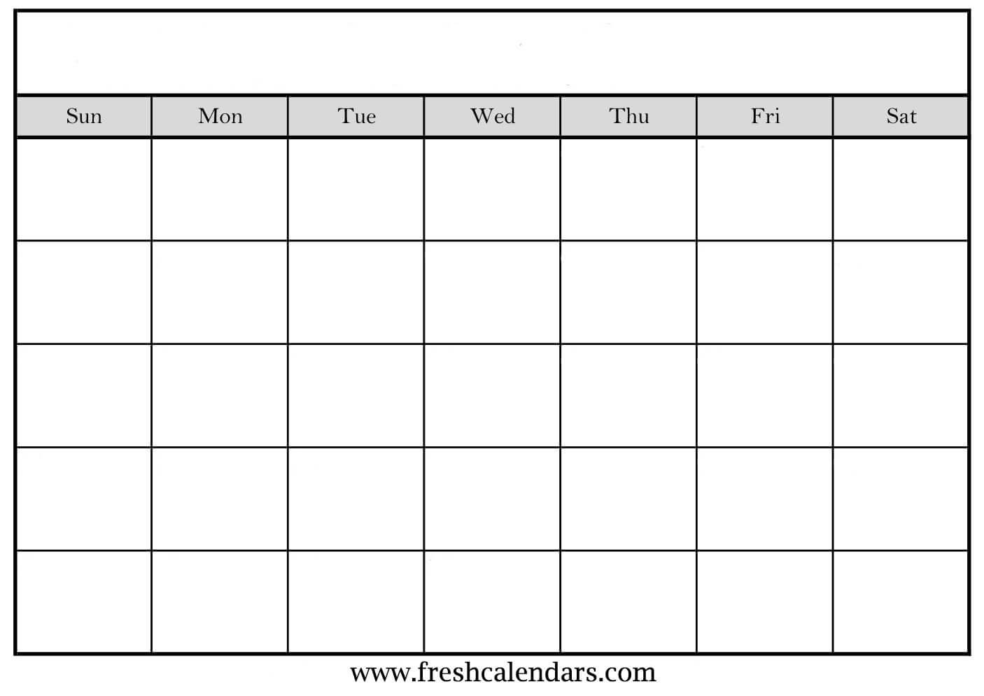 009 Blank Calendar Template Gray With Week Ideas Striking Regarding Blank Calander Template