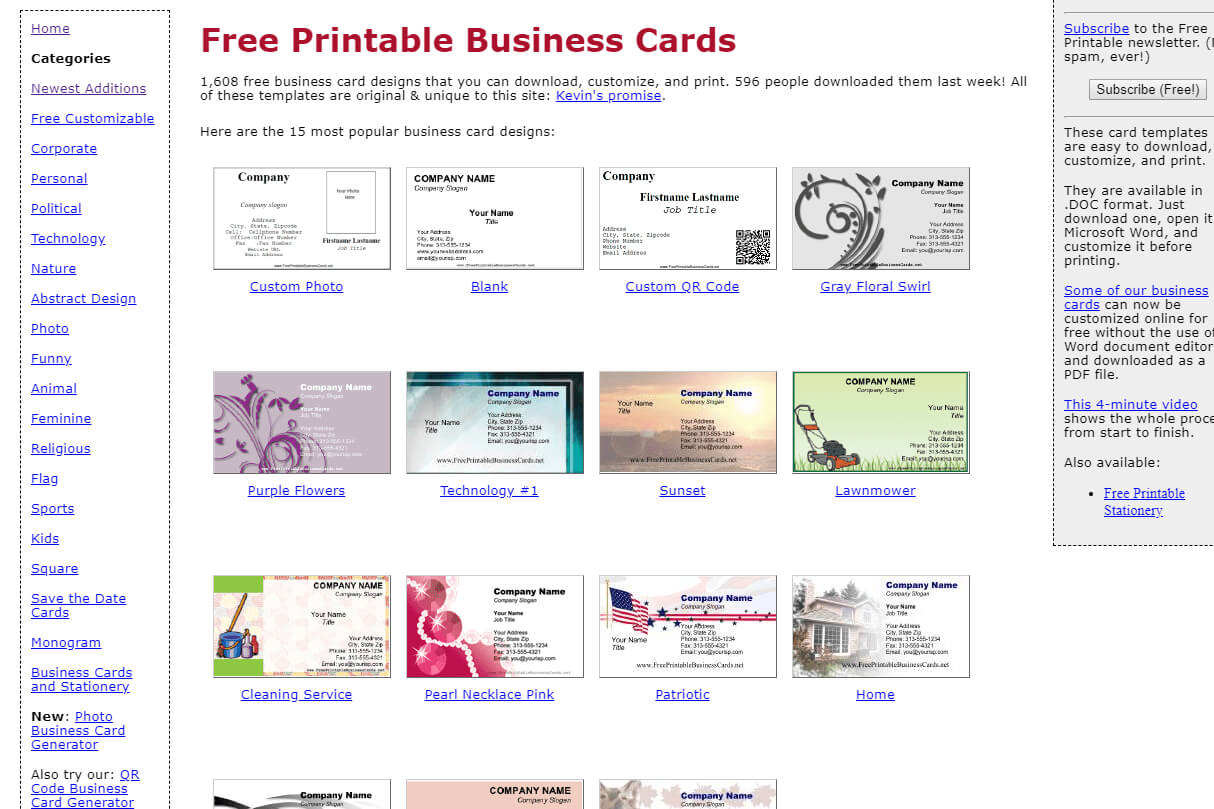 009 Free Blank Business Card Templates For Word Printable With Business Card Template For Word 2007