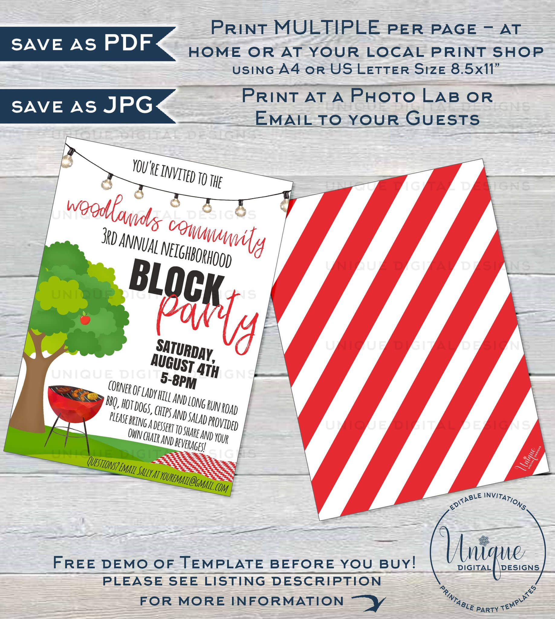 009 Template Ideas Block Party Flyers Templates Il Fullxfull In Block Party Flyer Template