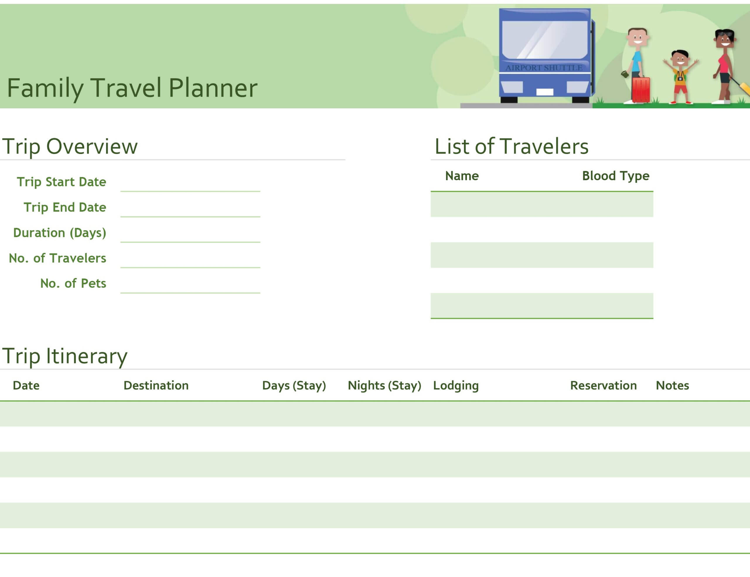 010 Template Ideas Image Travel Itinerary Stunning Excel Pertaining To Blank Trip Itinerary Template