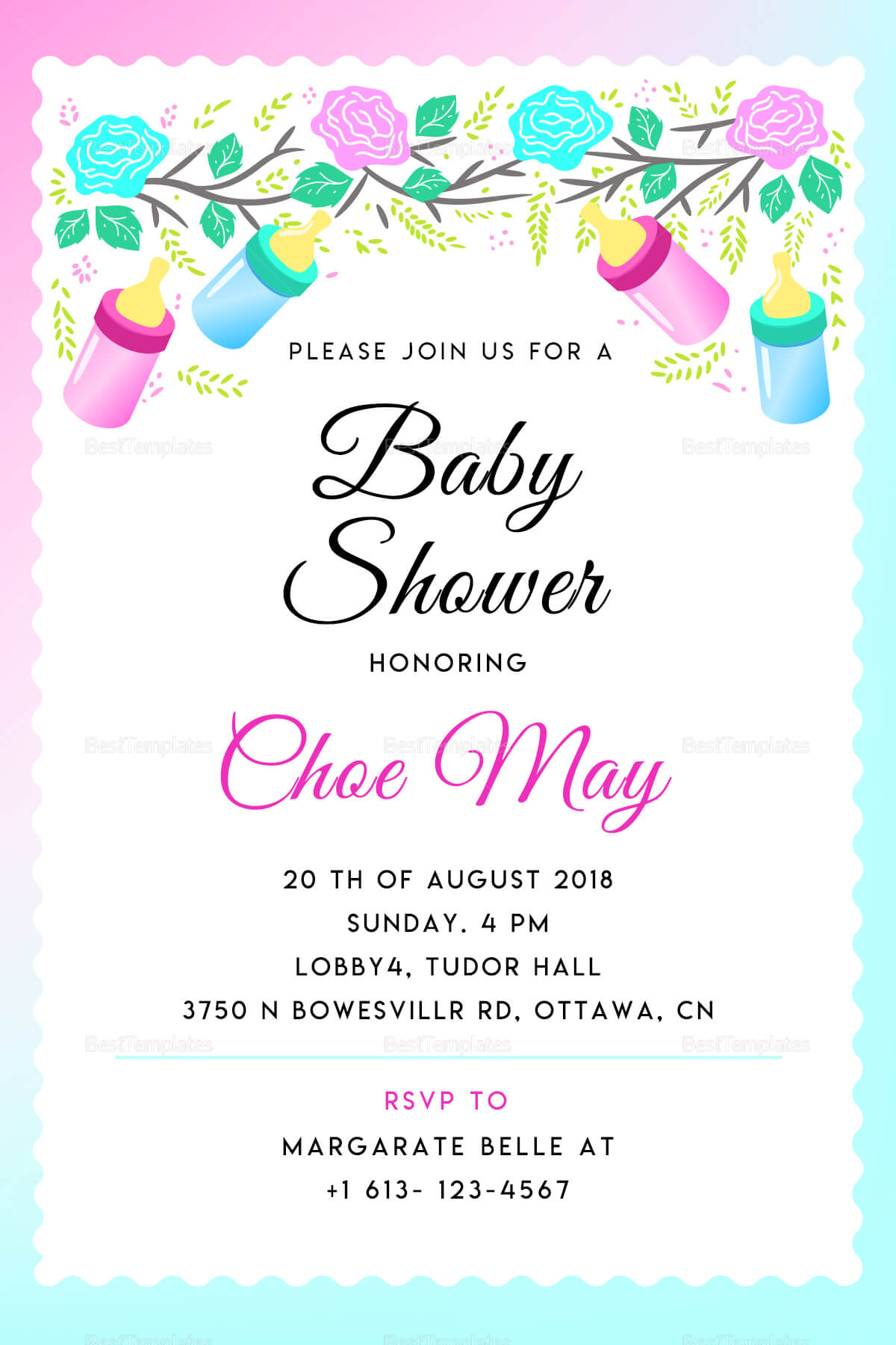 011 Download Baby Shower Invitation Templates Word Setup Regarding Baby Shower Invitation Templates For Word