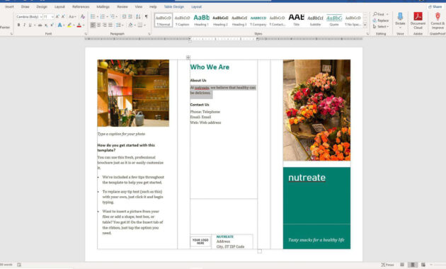011 Microsoft Office Brochure Templates Template Ideas with regard to Brochure Templates For Word 2007