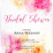 012 Bridal Shower Invitation Template With Abstract Roses On With Bridal Shower Invite Template
