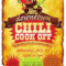 012 Chili Cook Off Flyer Template Cookoff Poster Redesigned For Chili Cook Off Flyer Template