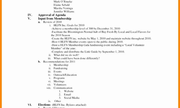 013 Board Of Directors Meeting Agenda Template Awesome for Board Of Directors Meeting Agenda Template
