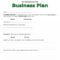 014 20Free One Page Business Plan Template Examples Pdf Pertaining To 1 Page Business Plan Templates Free