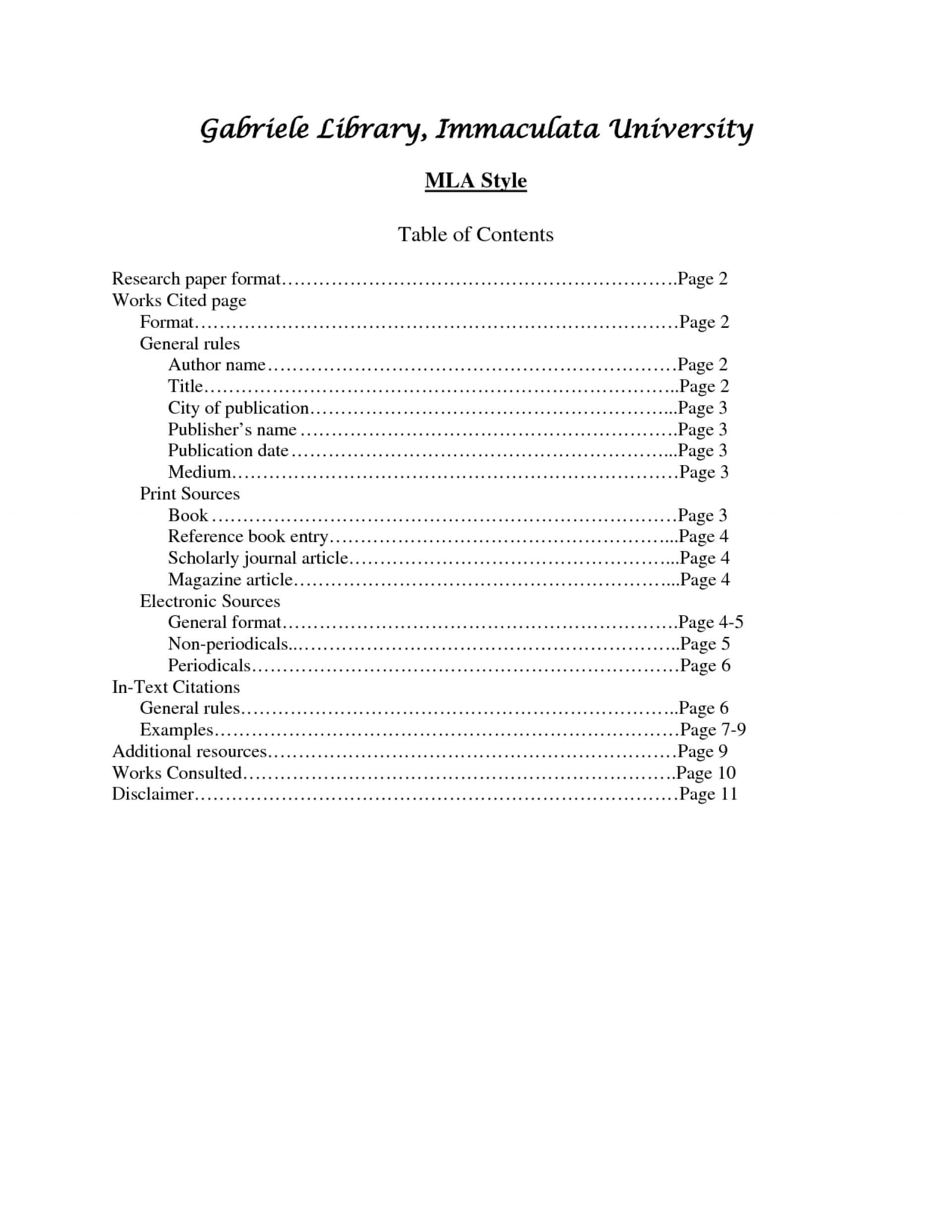 014 Apa Research Paper Template With Table Of Contents Best Within Apa Table Template Word