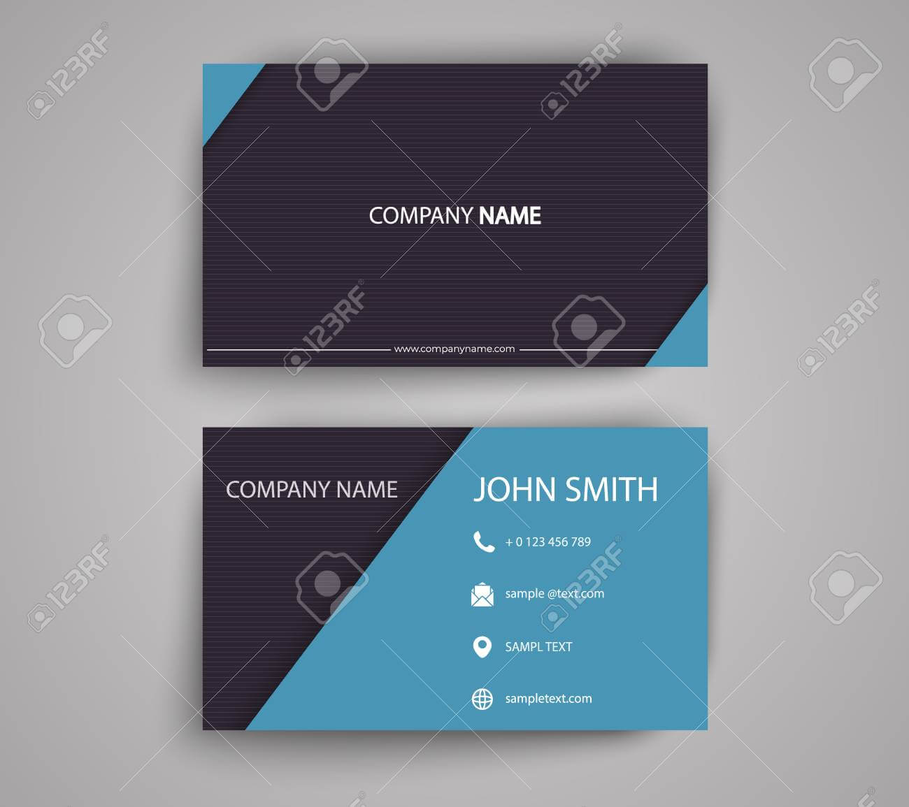 014 Double Sided Business Cards Templates Creative Card Within 2 Sided Business Card Template Word