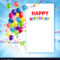 014 Festive Happy Birthday Card Template Vector Free Throughout Birthday Card Template Microsoft Word