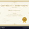 015 Template Ideas Certificate Of Achievement In Gold Theme With Certificate Of Achievement Army Template