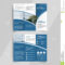 016 Tri Fold Brochure Template Download Design Blue Color Pertaining To Ai Brochure Templates Free Download