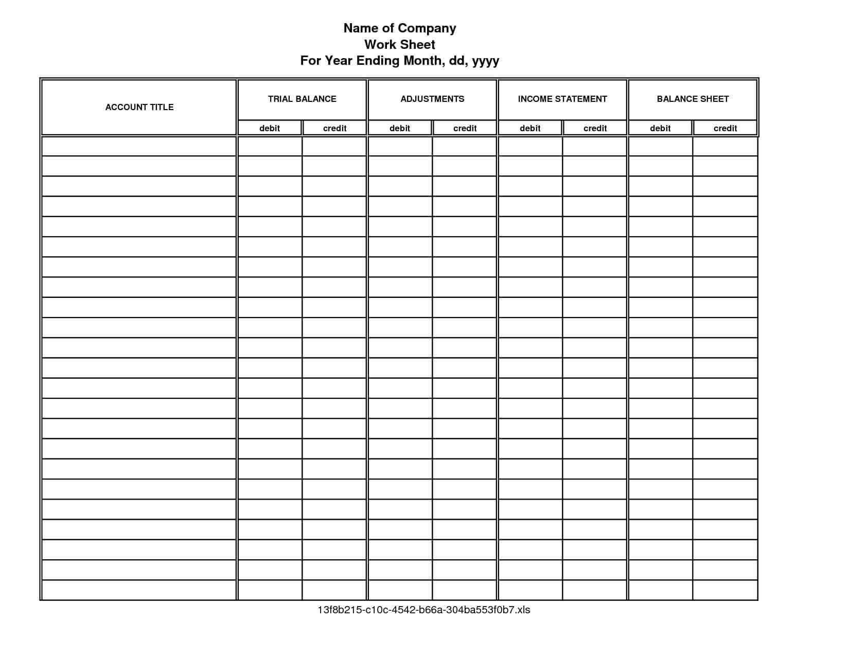 018 Template Ideas Make Balance Sheet For Accounting Step Regarding Air Balance Report Template