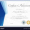 018 Template Ideas Modern Certificate For Achievement Vector Regarding Certificate Of Achievement Army Template