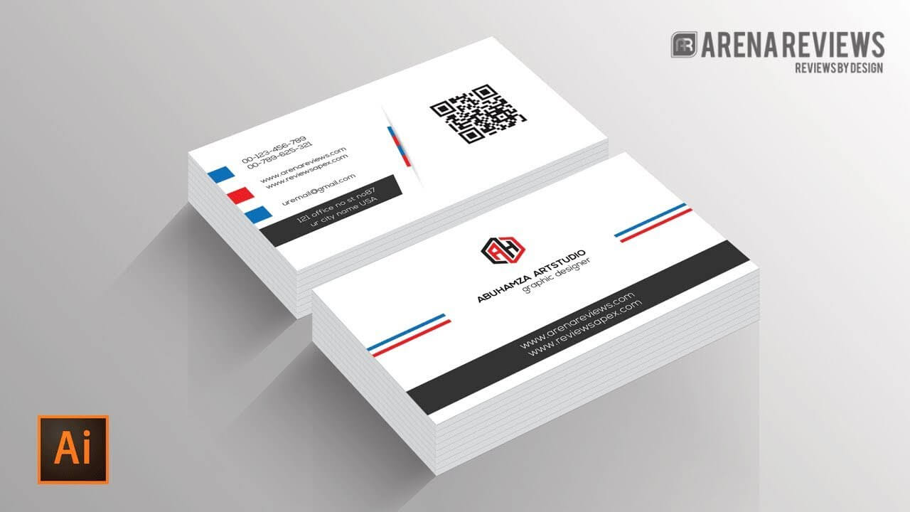 019 Business Card Template Ai Incredible Ideas File Free Pertaining To Adobe Illustrator Card Template