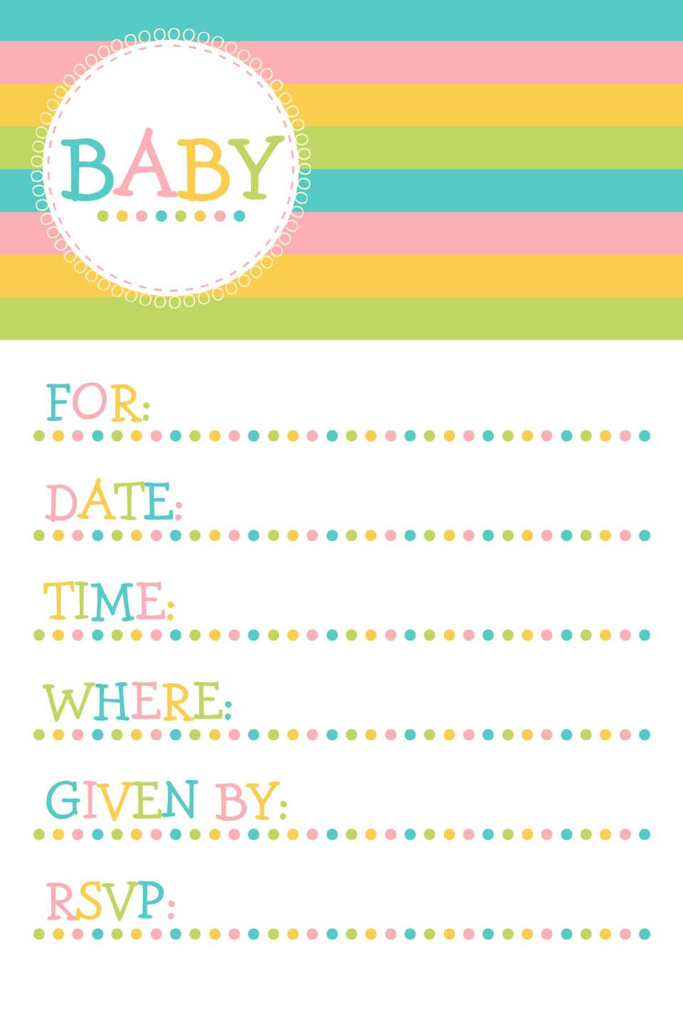020 Free Baby Shower Invitation Template 1Pxxv4Kr Invite Throughout Baby Shower Invitation Templates For Word