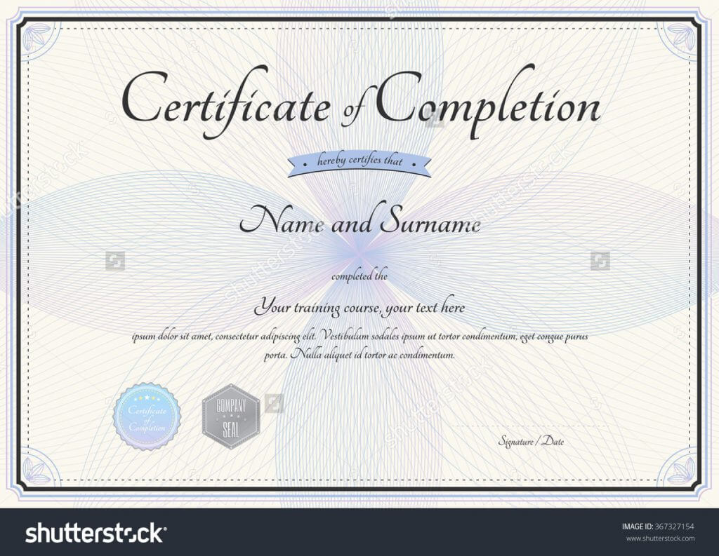 028 Template Ideas Certificate Of Completion Word Format For With Certificate Of Completion Template Construction