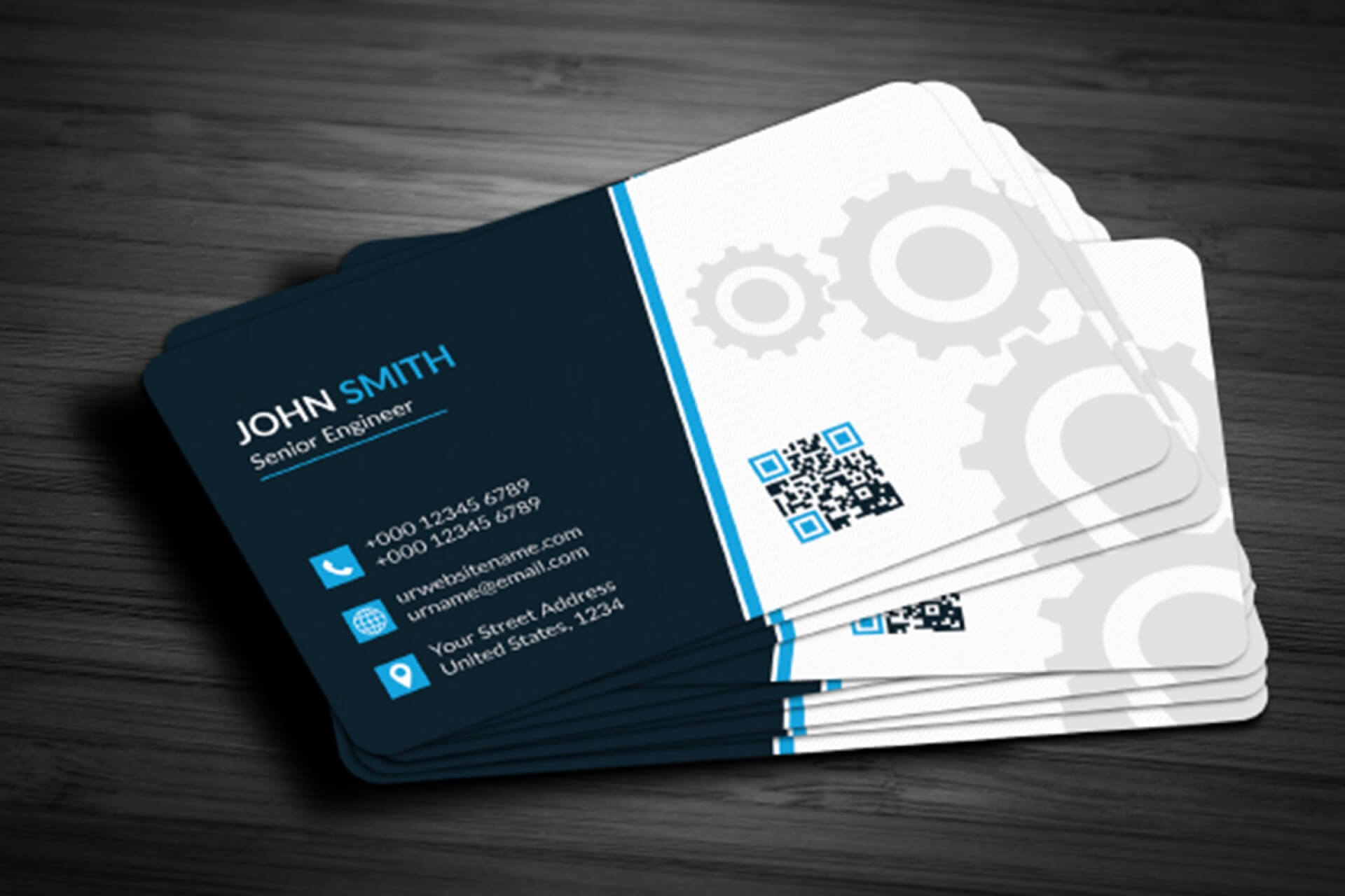 030 Blank Business Card Template Psd Free Mockup Brochure With Regard To Blank Business Card Template Download