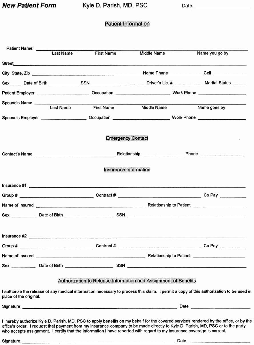 033 20Sheet20Late Fact Microsoft Word Free Patient Regarding Assignment Of Benefits Form Template