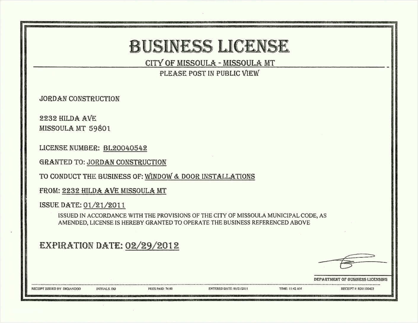 034 Free License Certificate Template Besttemplatess9 Pertaining To Certificate Of License Template
