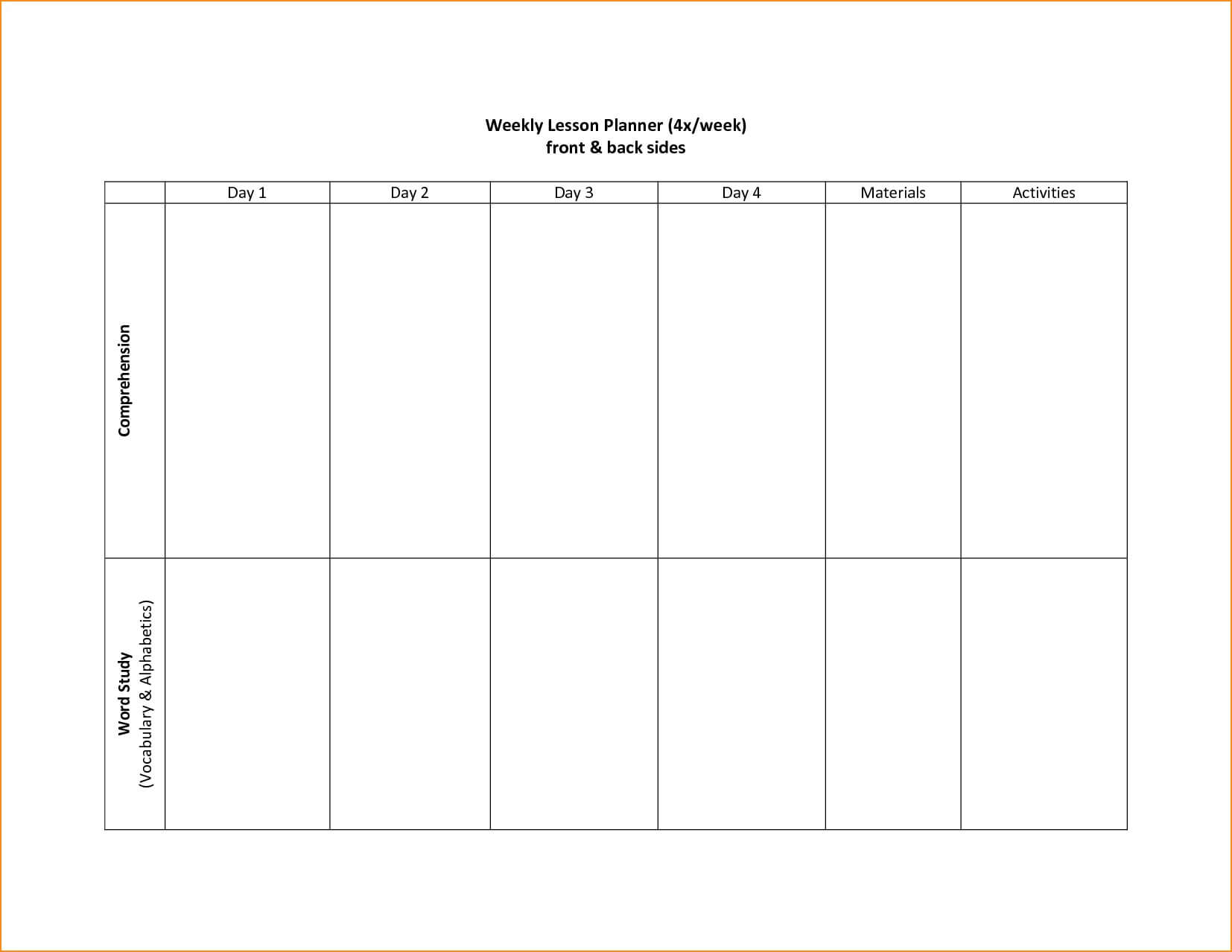 039 Two Week Calendar Template Word Schedule Ideas Smorad For Blank Activity Calendar Template