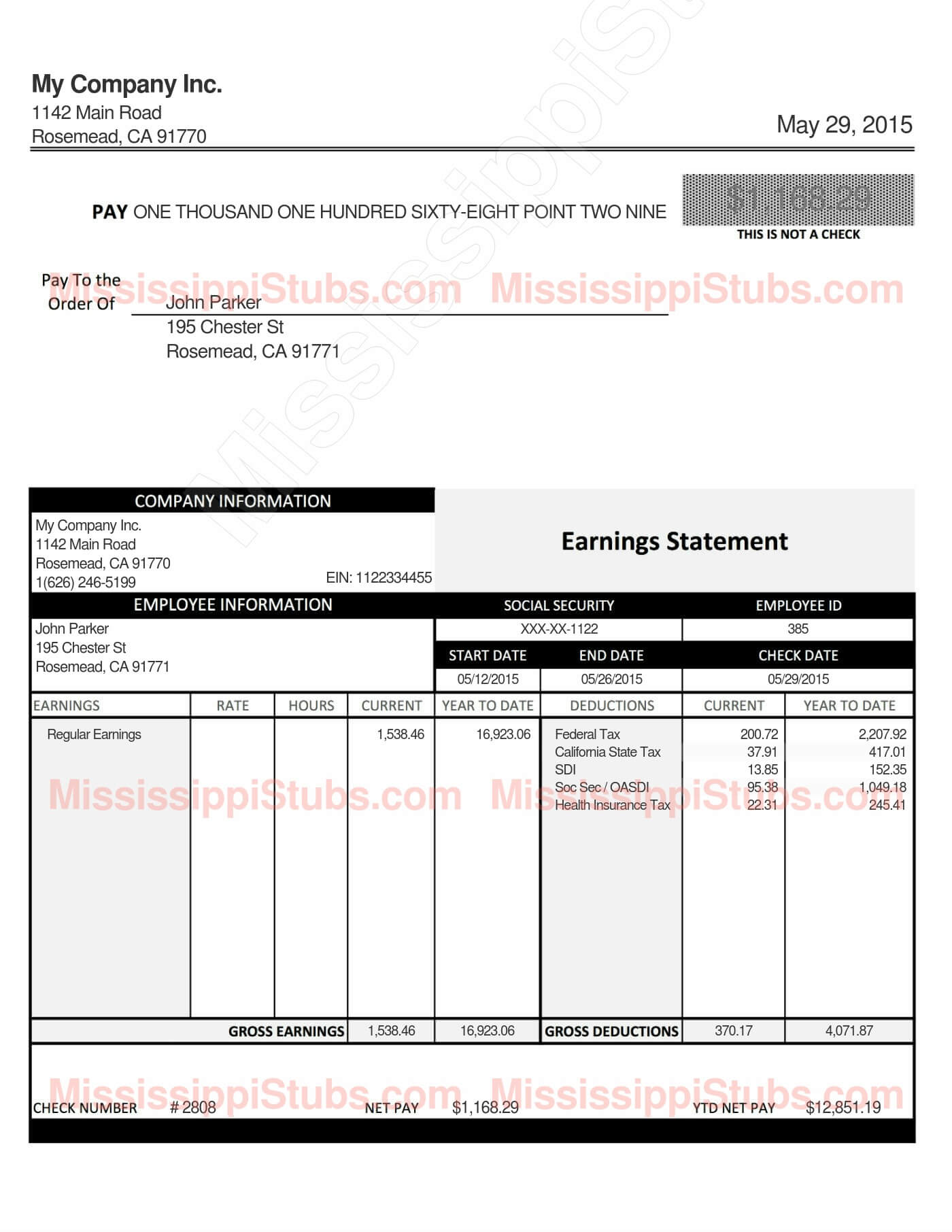 048 Excel Pay Stub Template Check Microsoft Word Remarkable Within Blank Pay Stub Template Word