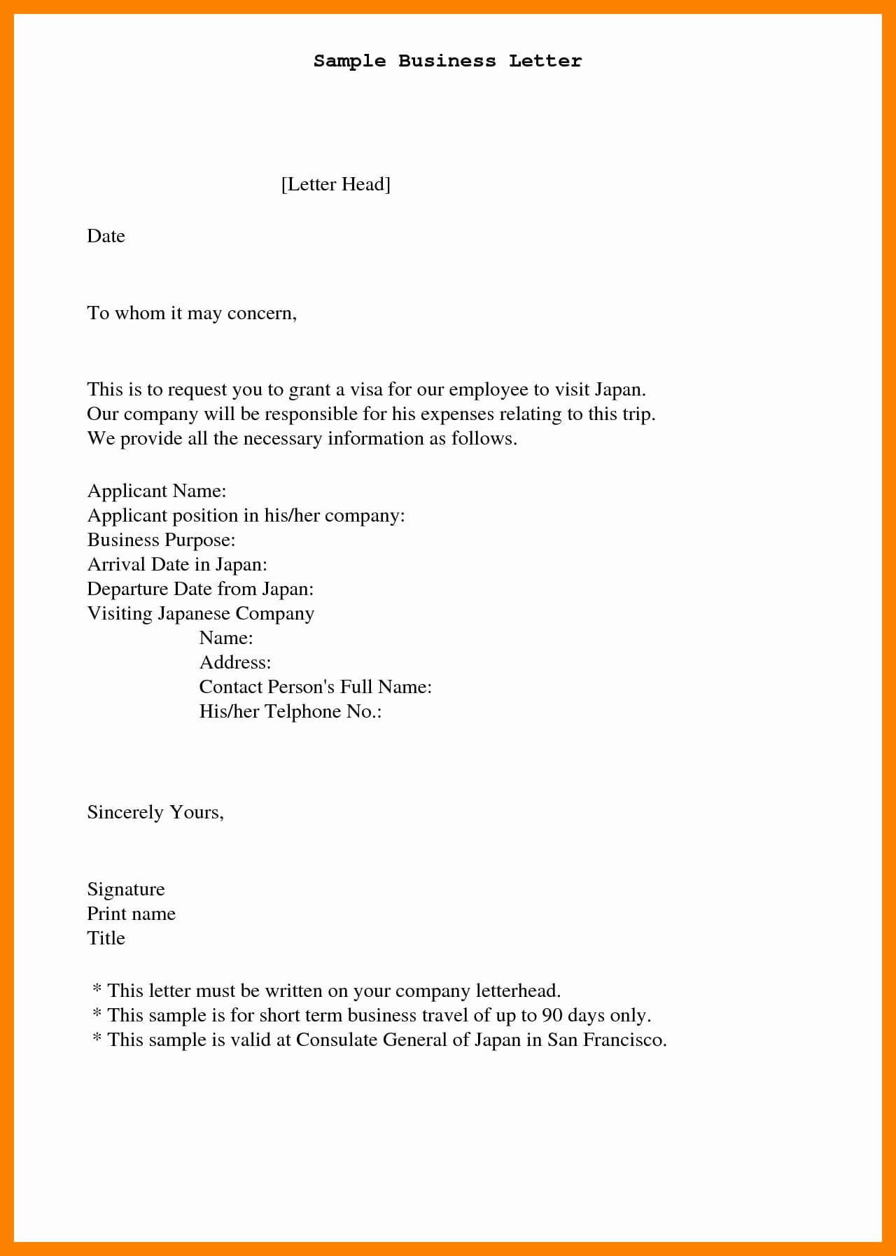 10+ Formal Business Letter Template | Push And Run In Business Headed Letter Template