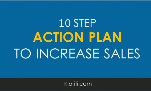 10-Step Action Plan To Increase 'offline' Sales – Templates in Business Plan To Increase Sales Template