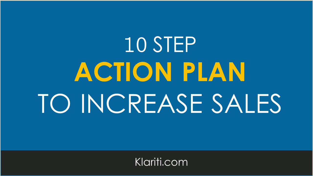 10 Step Action Plan To Increase 'offline' Sales – Templates In Business Plan To Increase Sales Template