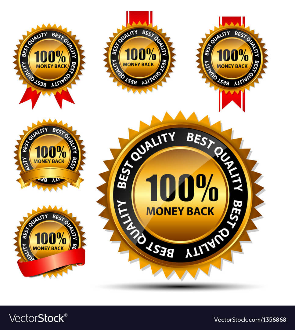 100 Money Back Gold Sign Label Template in Adobe Illustrator Label Template 100 Money Back Gold Sign Label Template In Adobe Illustrator Label Template