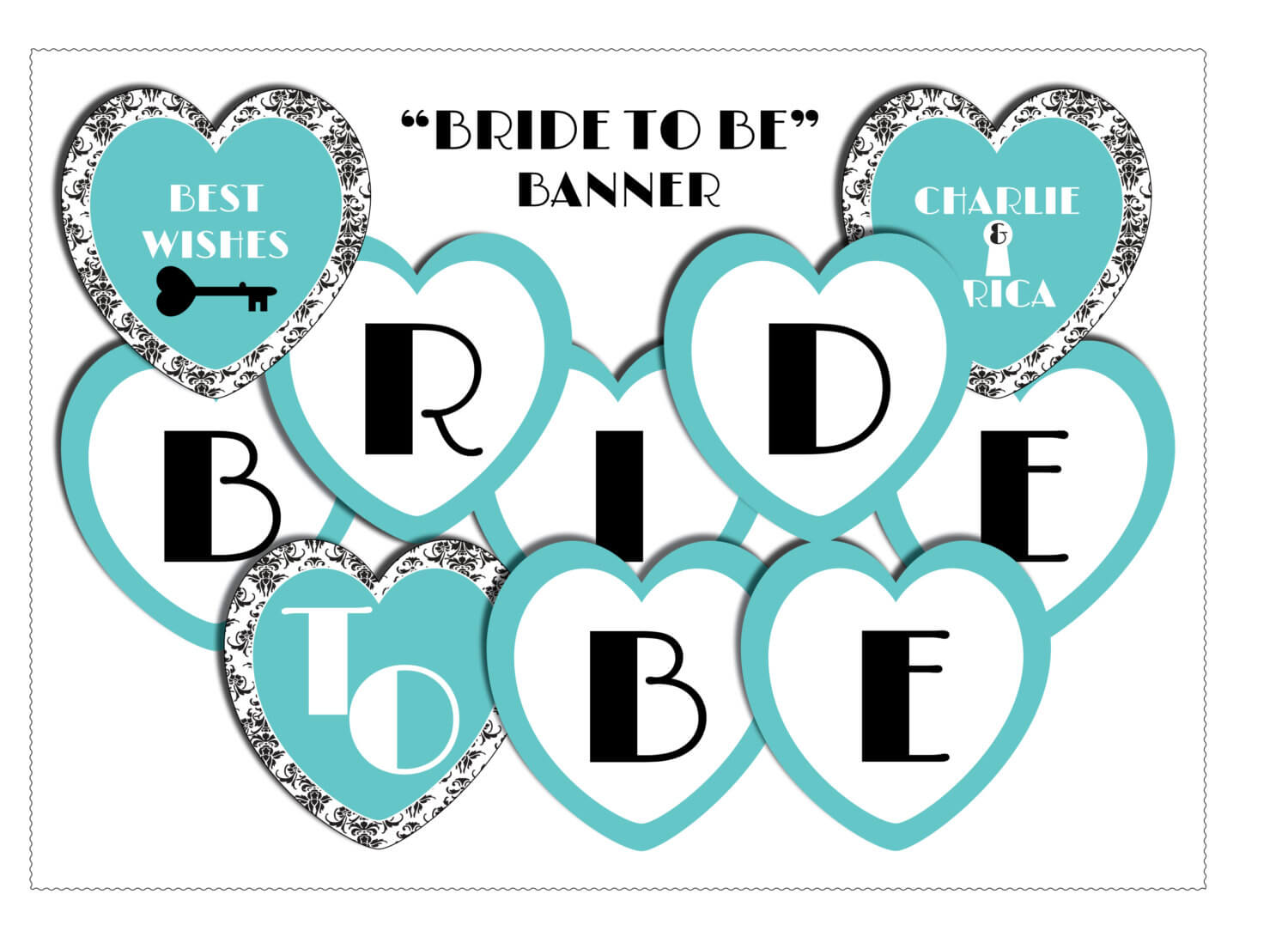 11 Best Photos Of Bride To Be Banner Template – Diy Bridal For Bridal Shower Banner Template