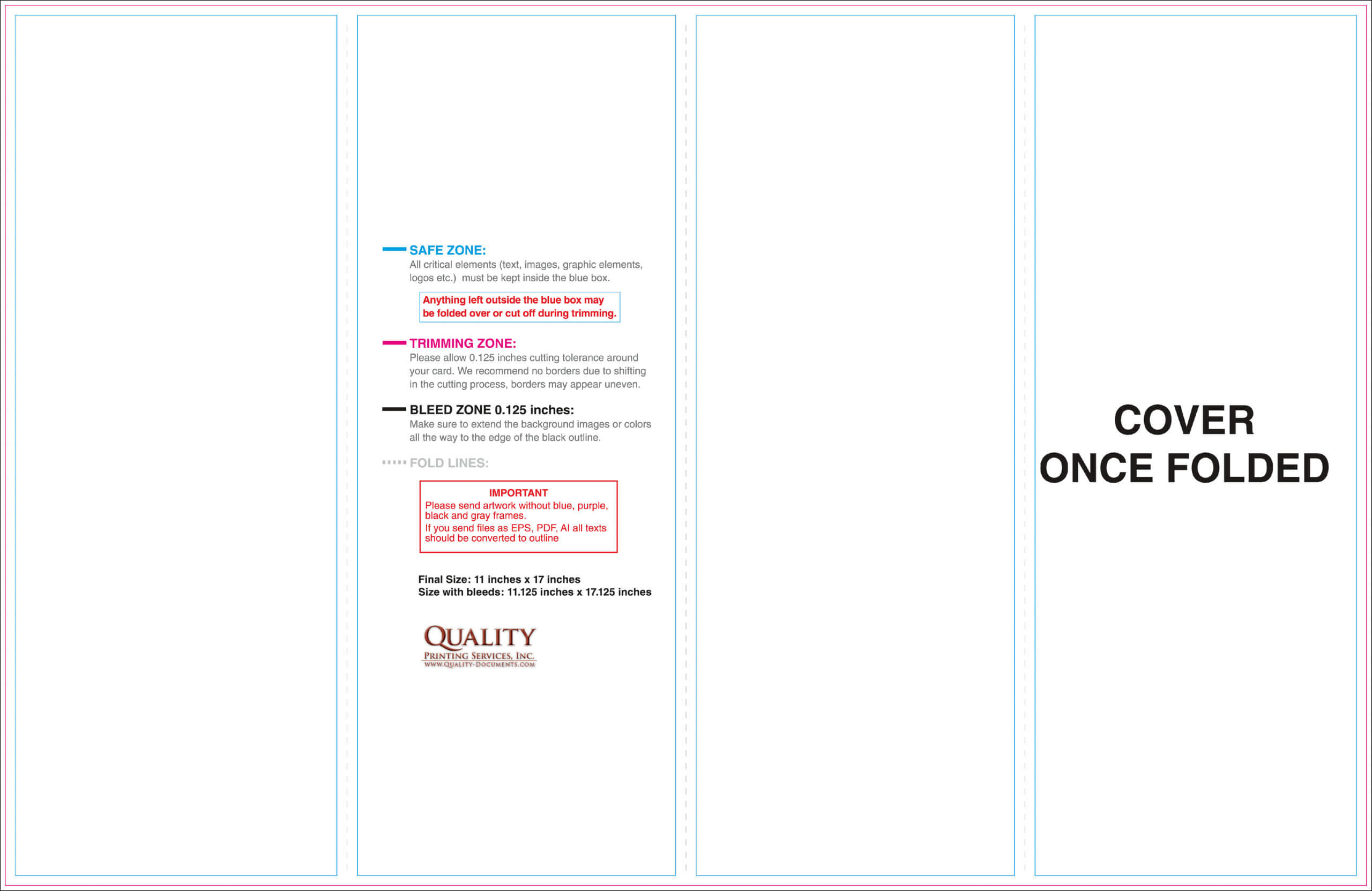 11X17 Brochure Templates Within 11X17 Brochure Template